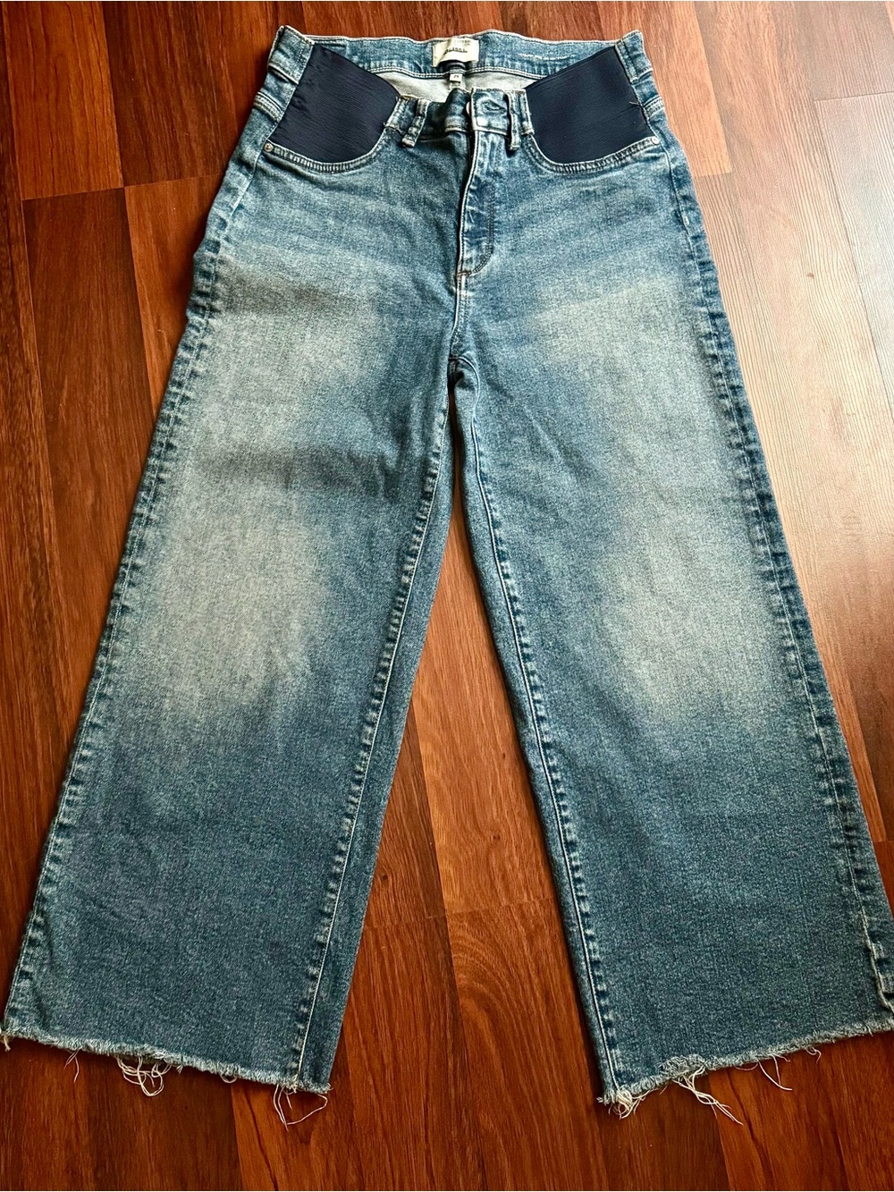 DL1961 Hepburn Wide Leg Maternity Jeans Vintage 27 East Lake Size 29